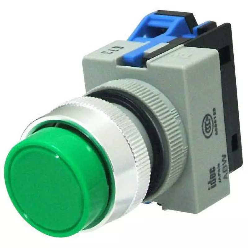 IDEC Diameter 22 Tw Series Push Button Switch Protruding 1A Non-Illuminated , Abw210G