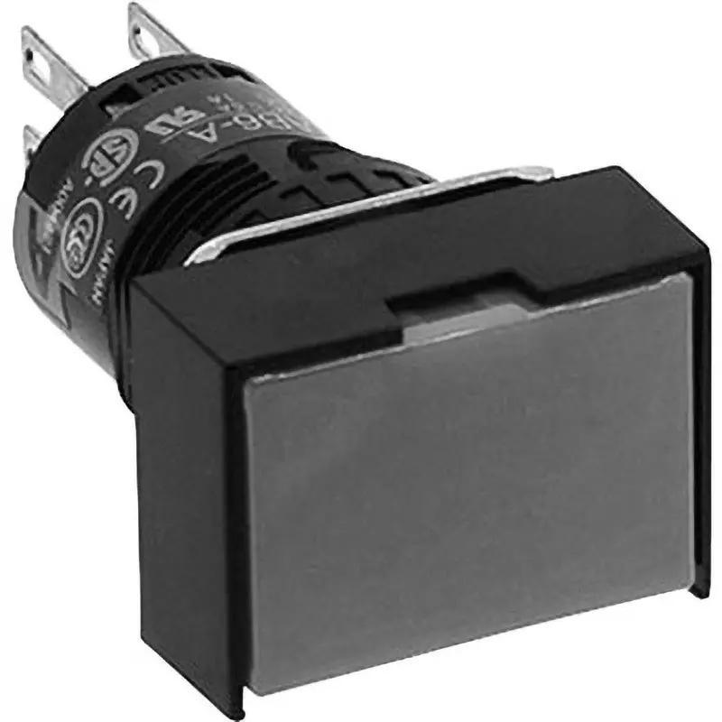IDEC A6 Series Push Button Switch (With Long-Angle 3-Way Barrier) 1C Non-Illuminated , Ab6G-A1La