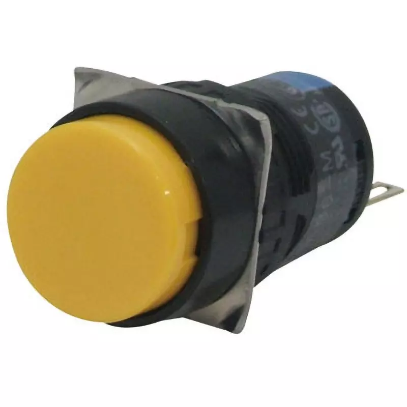 IDEC A6 Series Push Button Switch (Round Protrusion Type) 1C Non-Illuminated , Ab6M-M1Ly
