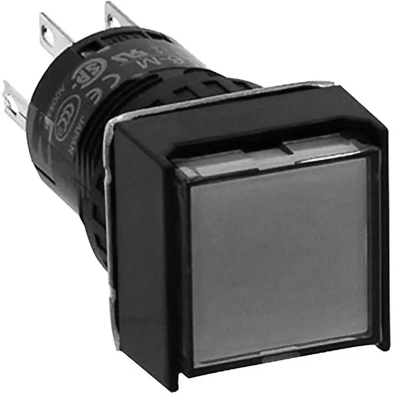IDEC A6 Series Illuminated Pushbutton Switch (Regular) 1C Solder Terminal Led, Al6Q-M14Jw
