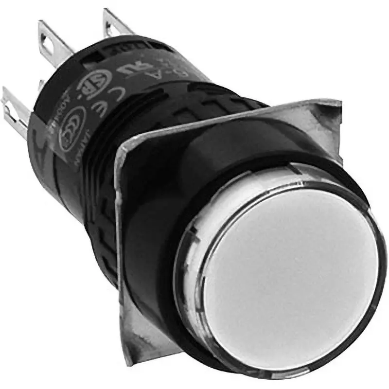 IDEC A6 Series Illuminated Pushbutton Switch (Round) 1C Solder Terminal Led, Al6M-A11R