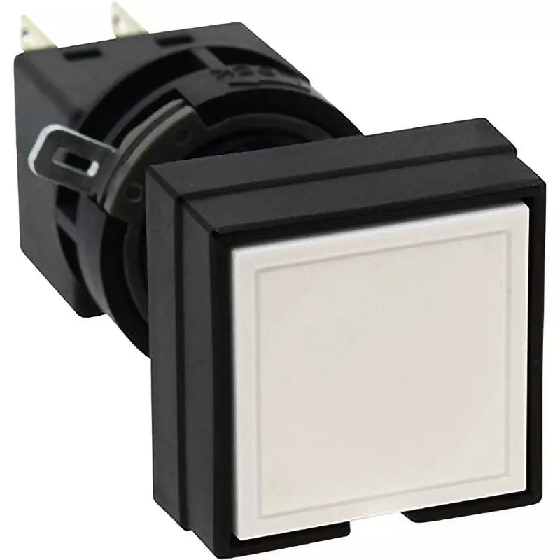 IDEC Push Button Switch Flat Type 1C Non-Illuminated , Ha4B-M1C1Vw