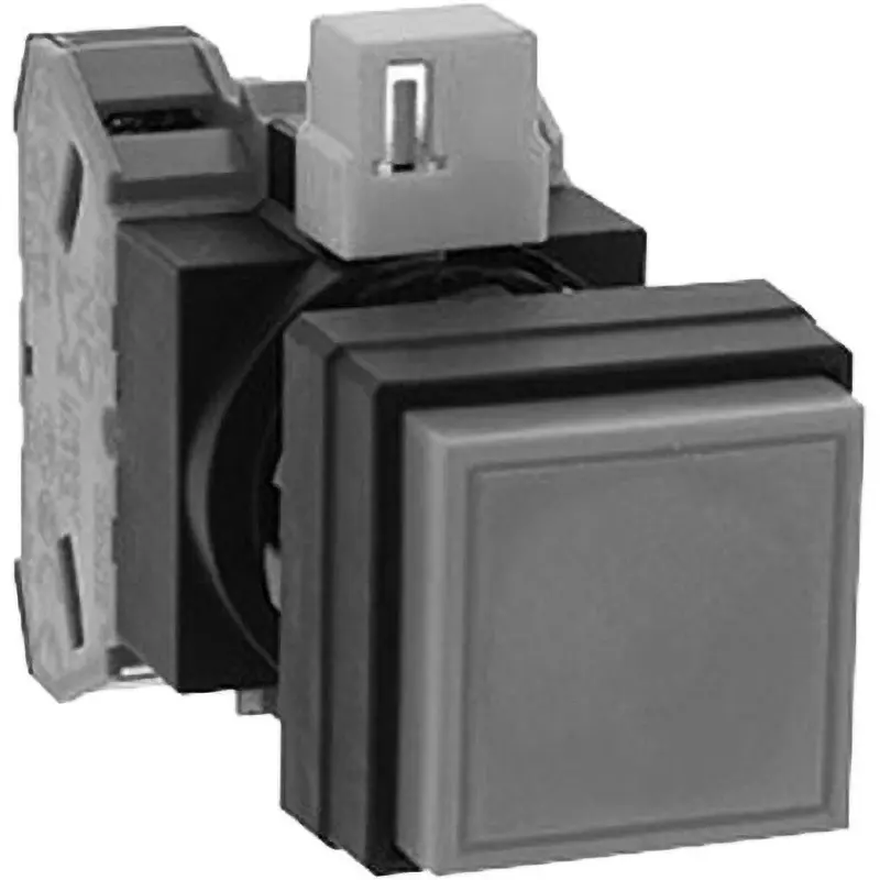 IDEC Hw Series Pushbutton Switch 1B Screw Terminal White, Hw2B-M201W