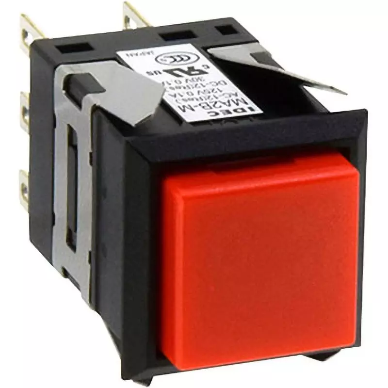 Buy IDEC Ma Series Push Button Switch (Square) 2C Soldering Tab 110 ...