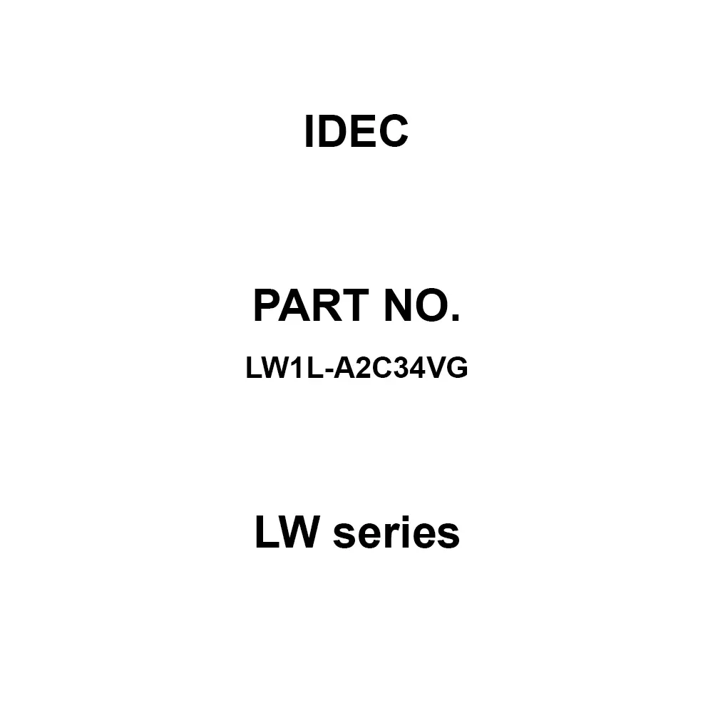 IDEC LW Series 3C Printed Circuit Board Terminal 250 V, LW1L-A2C34VG