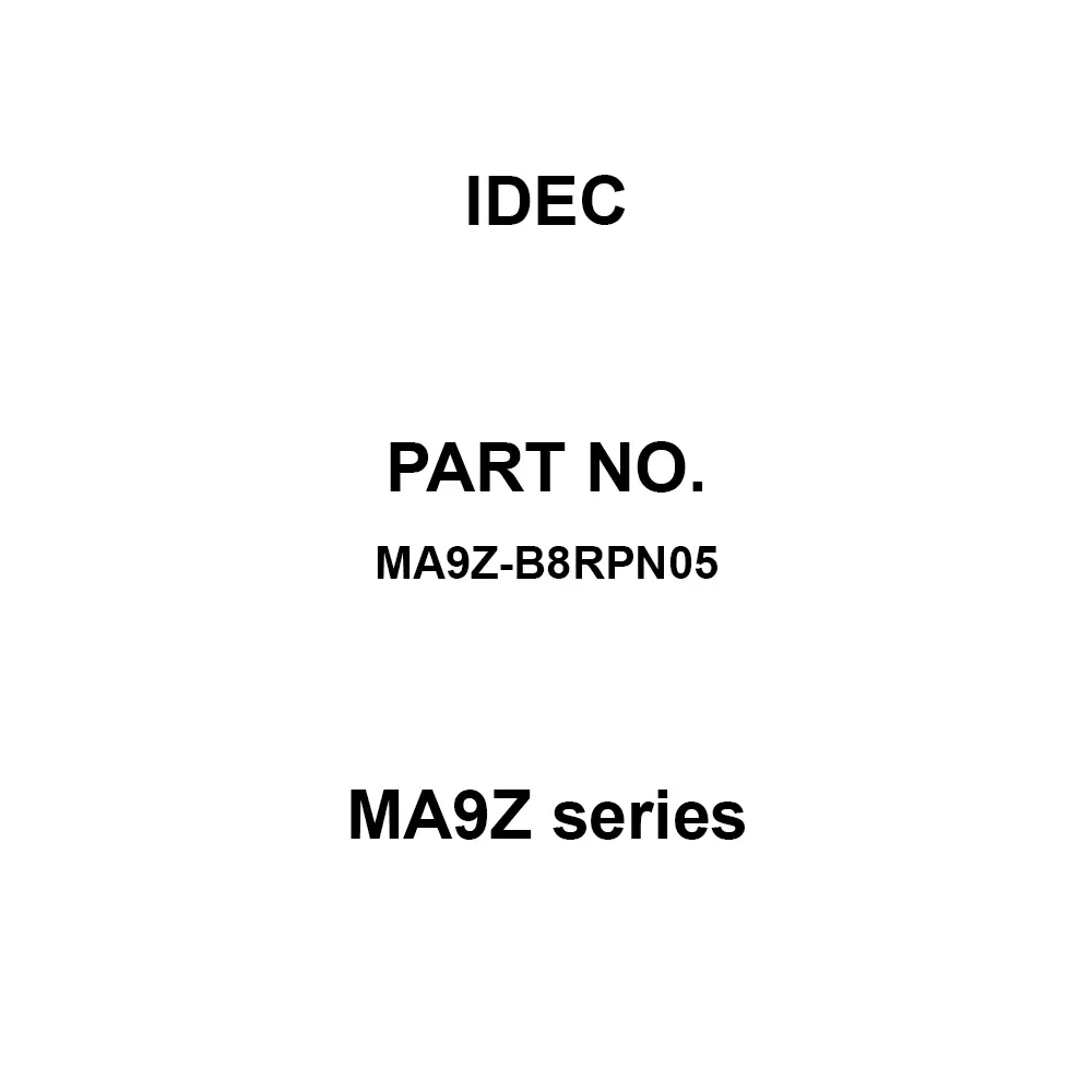 IDEC MA9Z Series Button Polyarylate Resin, MA9Z-B8RPN05 (Pack of 5 Pcs)