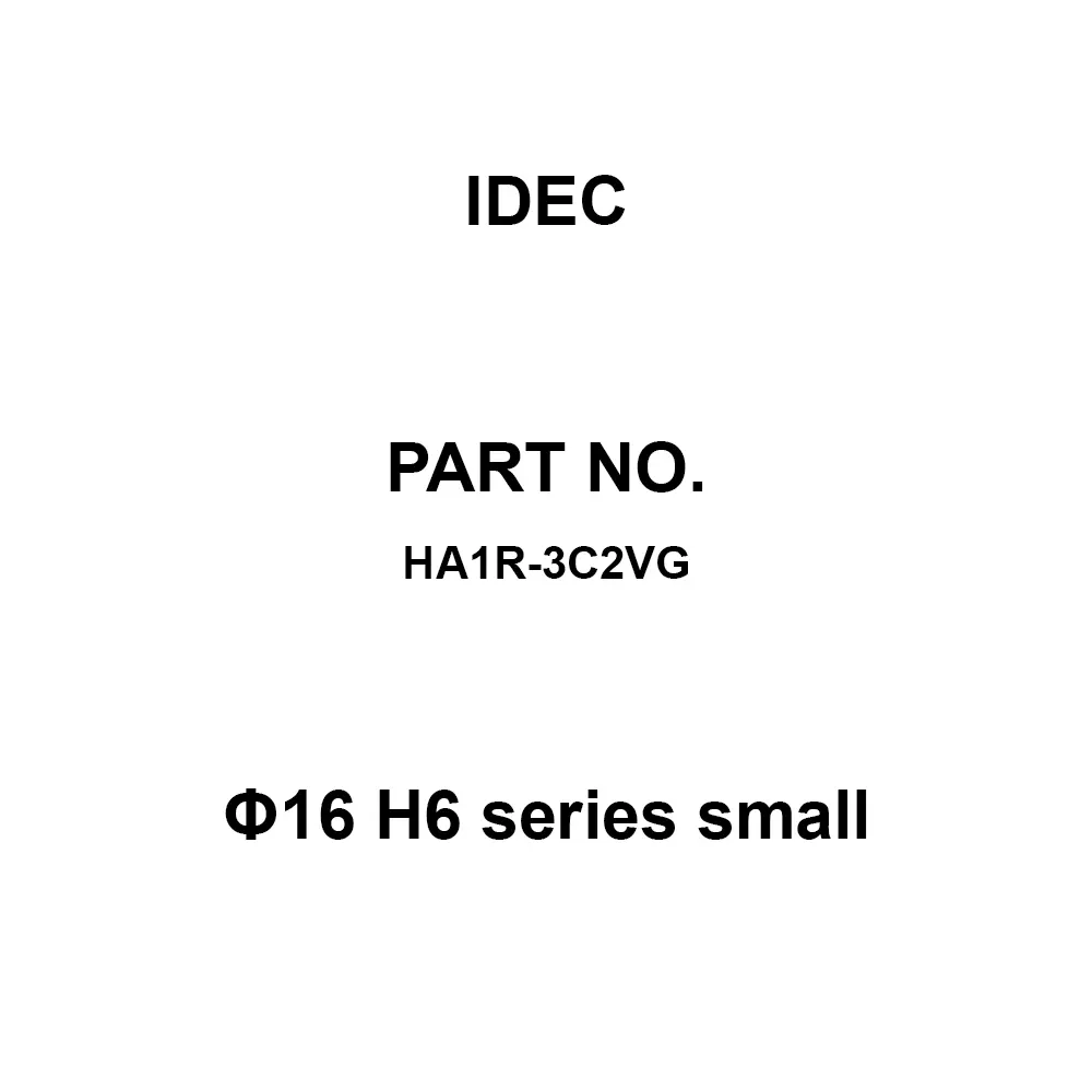 IDEC Φ16 H6 Series small 2C Printed Circuit Board Terminal 250 V, HA1R-3C2VG