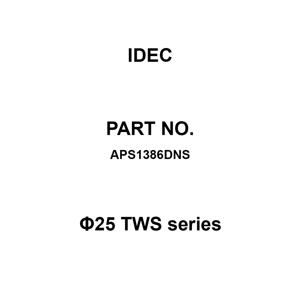IDEC Φ25 TWS Series Pilot Light, APS1386DNS