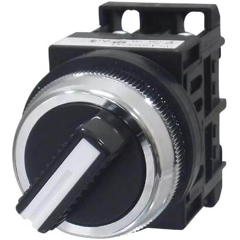 MonotaRO Selector Switch Φ30 Knob Type, 3 Notches rated carrying current 10 (contact part) a Mounting Hole Diameter 30.0 Φmm, MSN111