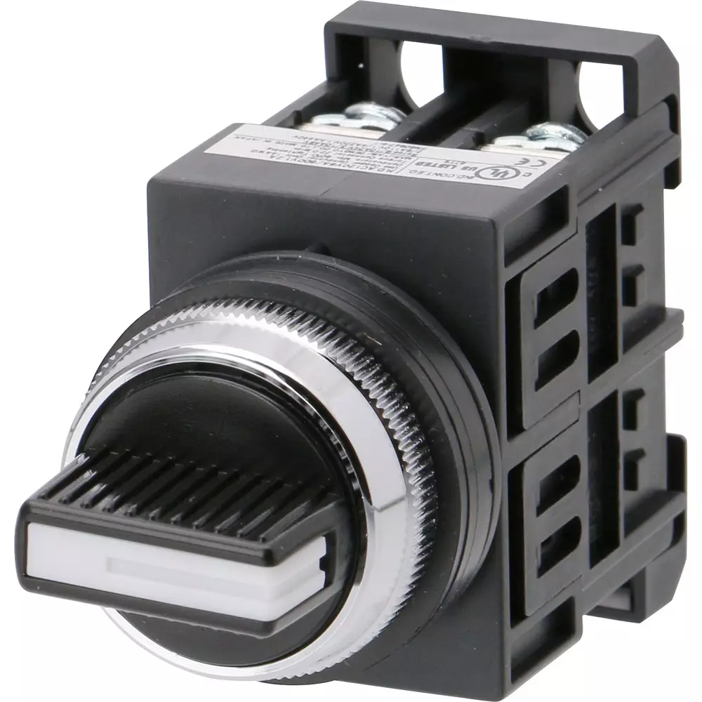 MonotaRO Selector Switch Φ25, Knob Type, 3 Notches, MSS320N