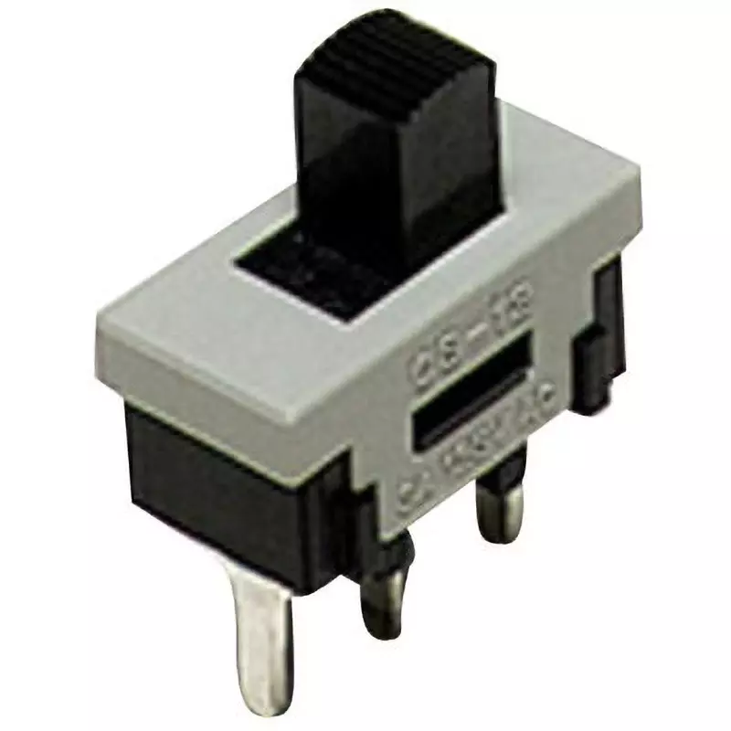 NKK SWITCHES Slide Switch 1 Pole, CS-12AAP1