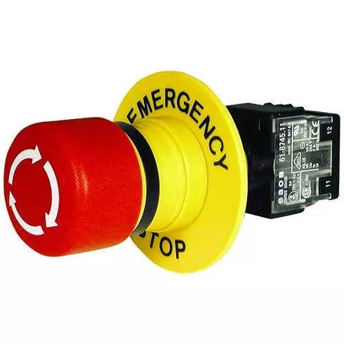 EAO SWITCH, PUSHBUTTON, SPST-NC, 5A, 250V, EUS-61-3440.414511LX