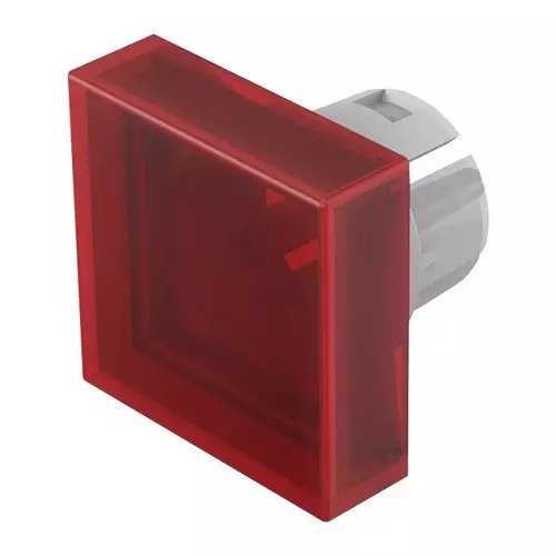 EAO SQUARE LENS, RED, PLASTIC, 61-9311.2