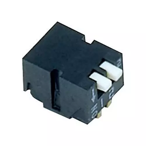 NIDEC COMPONENTS DIP SWITCH, 2POS, SPST, PIANO KEY, SMD, CHP-021TA