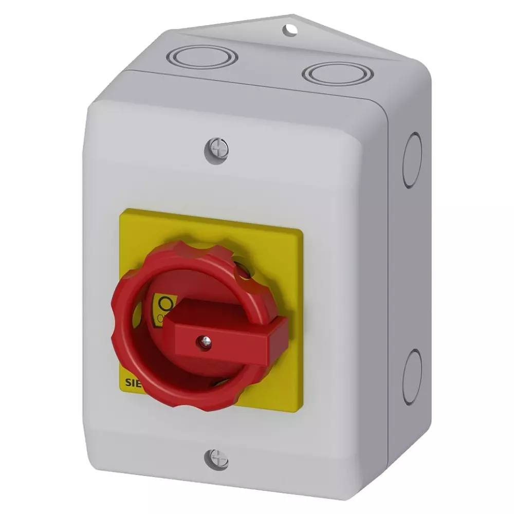 Siemens 4 Pole Isolator Switch - 16A Maximum Current, 3LD2064-1TC53