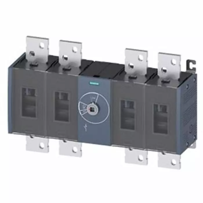 Siemens 4 Pole Fixed Switch Disconnector - 2000A Maximum Current, 1000kW Power Rating, IP00, IP20, 3KD5640-0RE20-0
