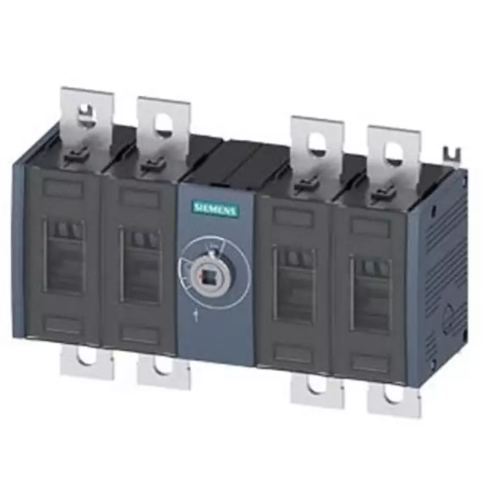 Siemens 4 Pole Fixed Switch Disconnector - 500A Maximum Current, 250kW Power Rating, IP00, IP20, 3KD4440-0PE20-0