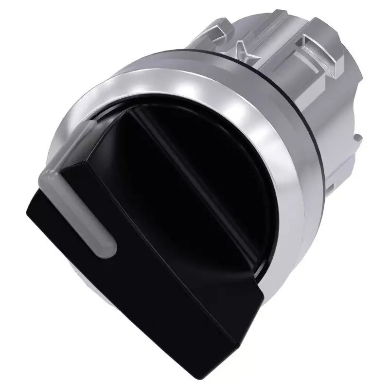 Siemens SIRIUS ACT 3SU10 Series 2 Position Selector Switch Head, 22mm Cutout, 3SU1052-2BC10-0AA0