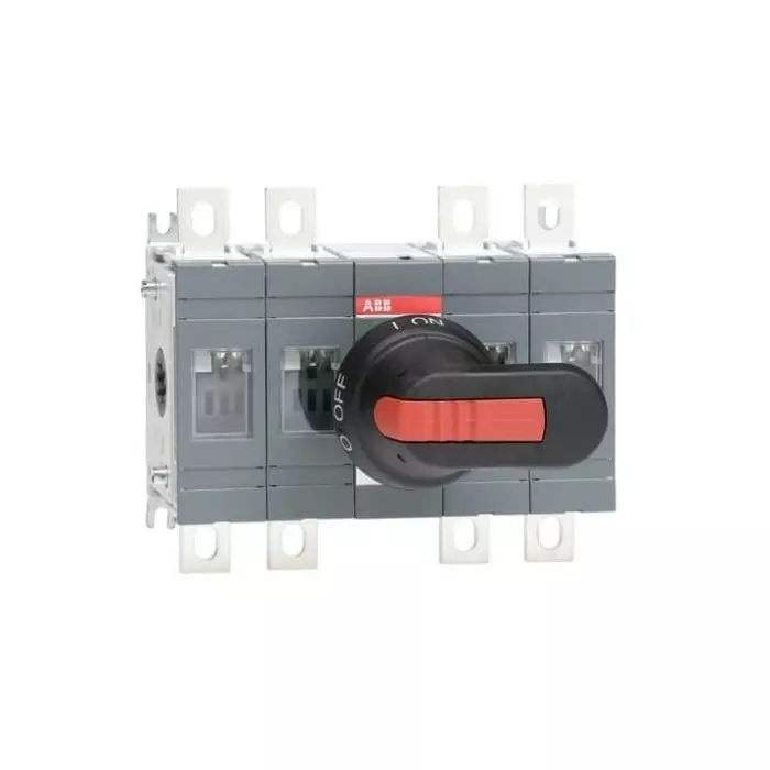 ABB OT Pole Base Mounting Switch Disconnector - 200A Maximum Current, 200kW Power Rating, IP65, 1SCA022721R4020 OT200E22P
