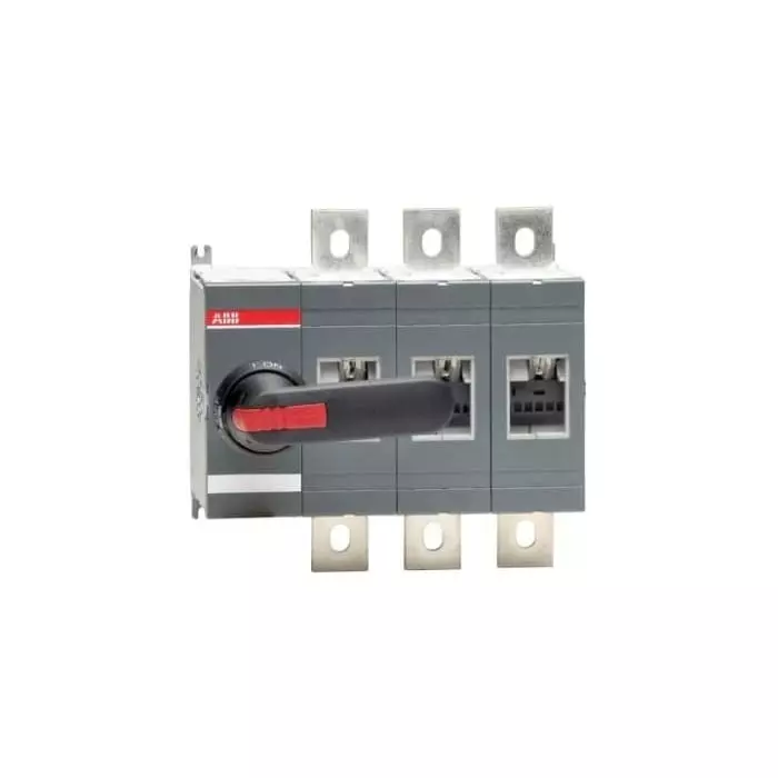ABB OT Pole Base Mounting Switch Disconnector - 800A Maximum Current, 800kW Power Rating, IP65, 1SCA022718R9410 OT800E03P