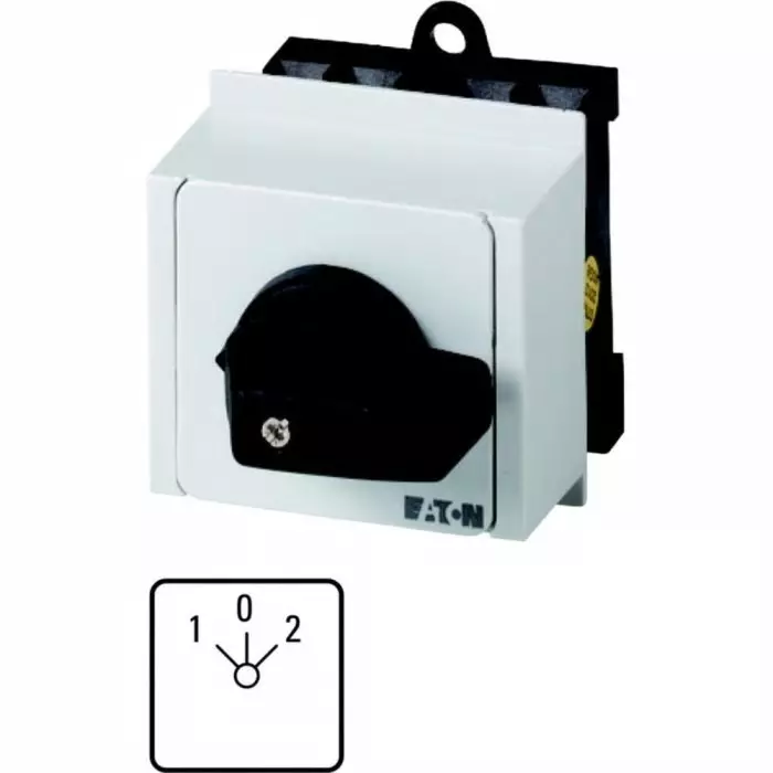 EATON 4P 5 Position 45° On-Off Cam Switch, 690 V (Volts), 20A, Toggle Actuator, 012251 T0-2-99/IVS