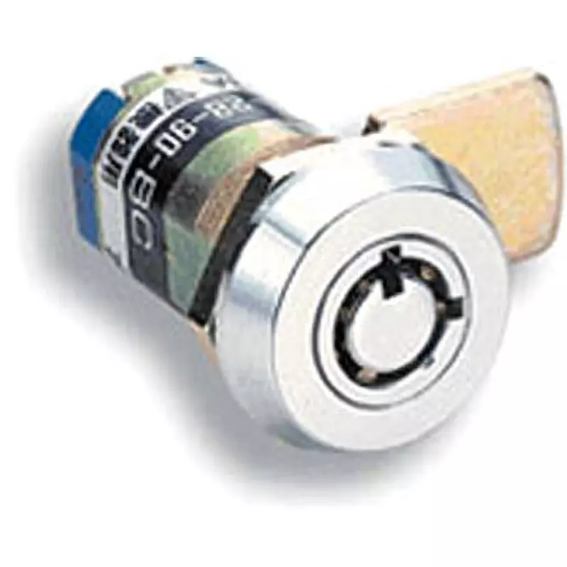 TAKIGEN Key Switch Chrome Plating 65 g with Latch, S-28-90-BC-1(#M0020)