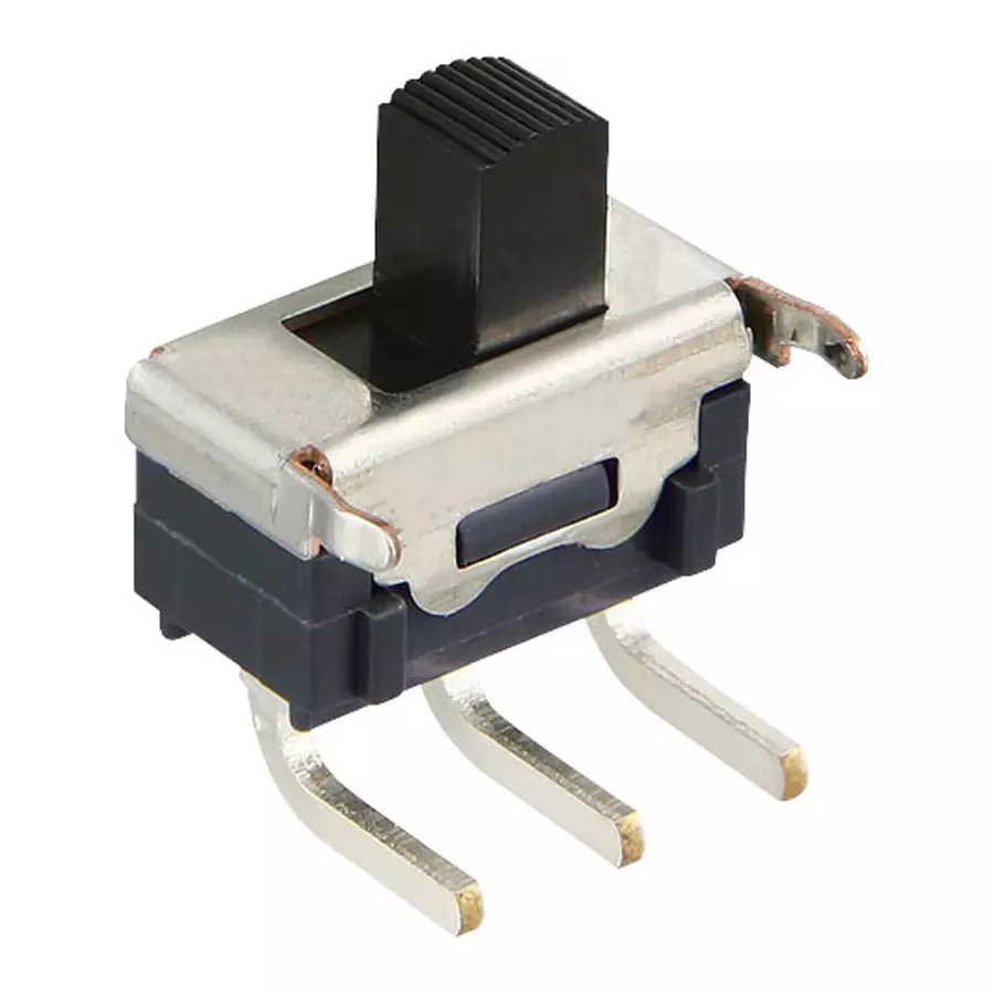 NKK Slide Switch PCB Right Angle Gold Plated PC-H Terminal Type, MS-N12H4A