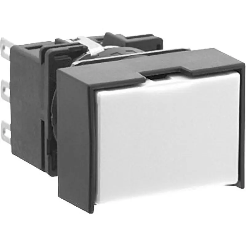 IDEC Lb Series Pushbutton Switch 50 Mω Or Less (Initial Value) 24X18 Mm Bezel Green, Lb4B-A1T5G