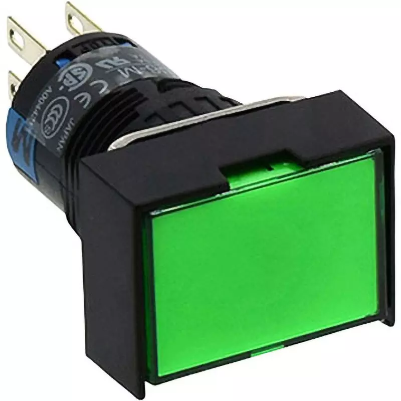 IDEC A6 Series Push Button Switch (With Long-Angle 3-Way Barrier) 1C Non-Illuminated , Ab6G-M1Lg