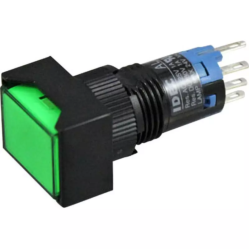 IDEC A2 Series Illuminated Push Button Switch (Long Rectangular Type) 1C Led , Al2H-M11G