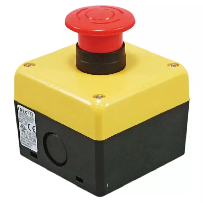 IDEC Fb Type Plastic Control Box 1 Point Type Red, Fb1W-Hw1B-V402R-Y0