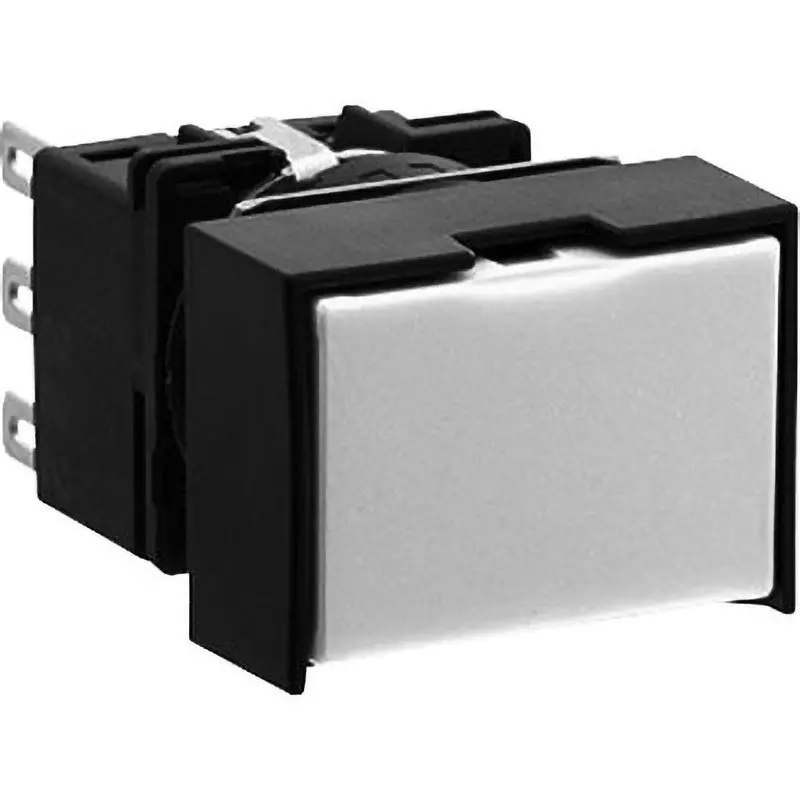 IDEC Lb Series Pushbutton Switch 50 Mω Or Less (Initial Value) 24X18 Mm Bezel Blue, Lb4B-M1T1Vs