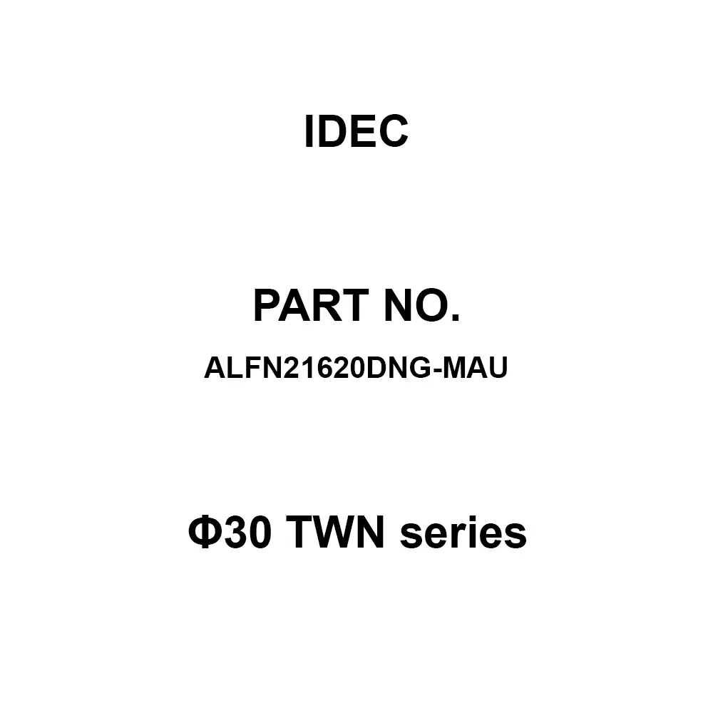 IDEC Φ30 TWN Series 2A M3.5 Screw Terminal 600 V, ALFN21620DNG-MAU