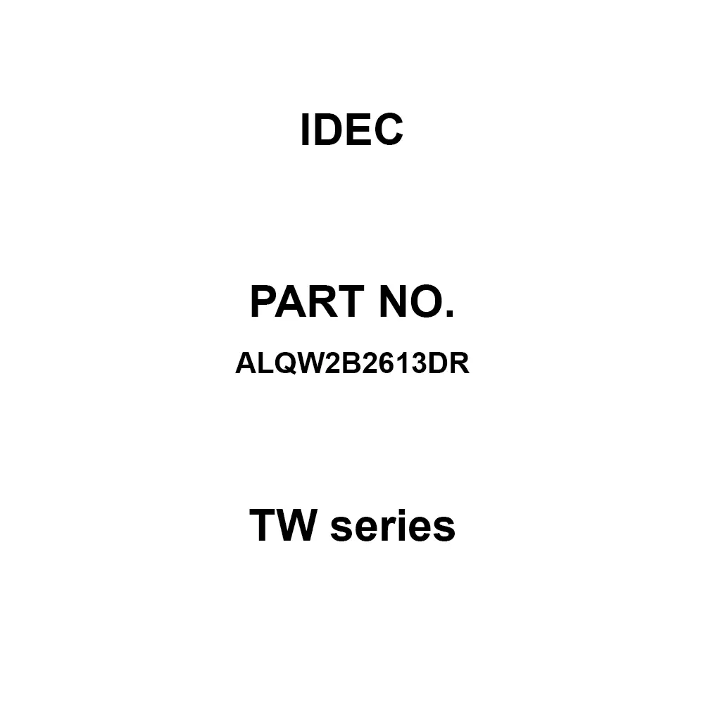 IDEC TW Series 1A3B M3.5 Screw Terminal 600 V, ALQW2B2613DR