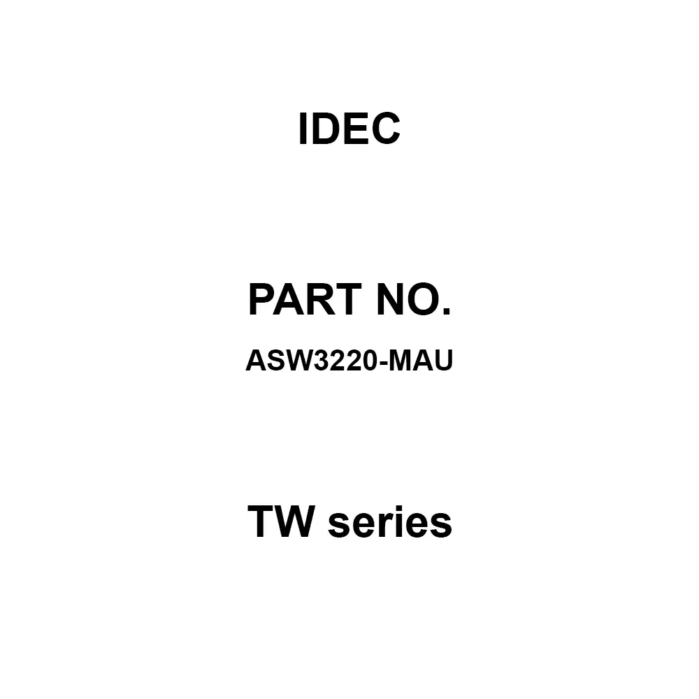 IDEC TW Series 2A M3.5 Screw Terminal 600 V, ASW3220-MAU