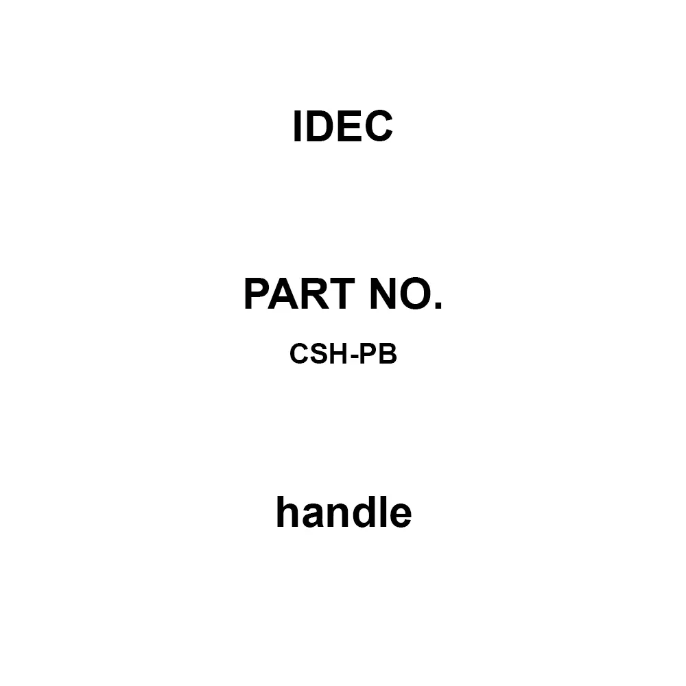 IDEC handle Phenolic Resin Black, CSH-PB