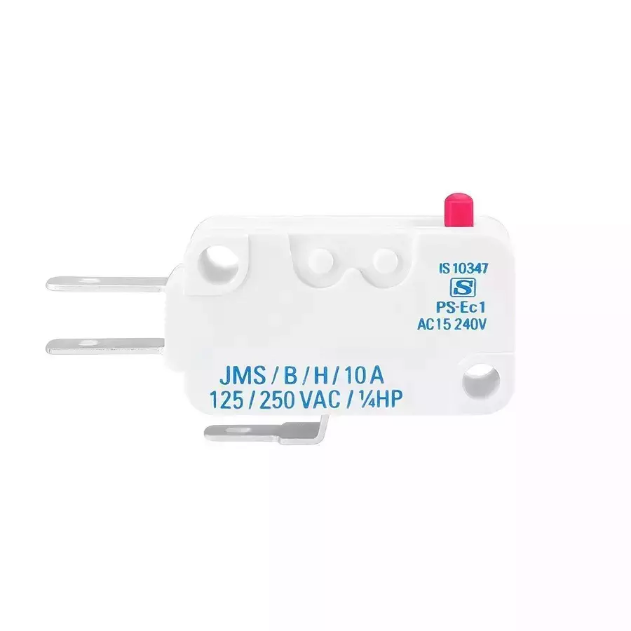 Jai Balaji Miniature Snap Action Switch 0.1 Amp Type ‘C’ 600 V AC Insulation Voltage 75 g Operating Force, JMS/B/H (Pack of 10)