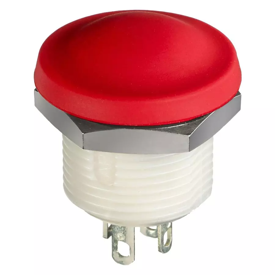APEM PB SWITCH, SPST-NO/NC, 2A, 28VDC, PANEL, IXP5S16M.