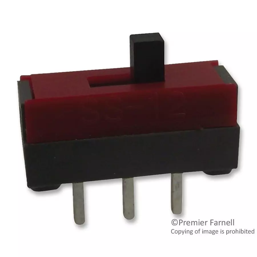 NKK SWITCHES SLIDE SWITCH, SPDT, ON-NONE-ON, SS12SDP2