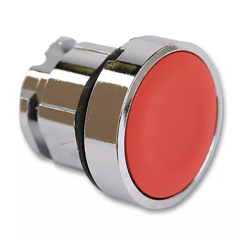 SCHNEIDER ELECTRIC Switch Actuators PUSHBUTTON HEAD, HARMONY XB4, 22MM, RED, ZB4BA4