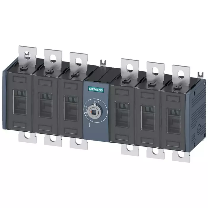 Siemens 6P Pole Switch Disconnector - 315A Maximum Current, 10.8W Power Rating, IP00, IP20, 3KD4060-0PE20-0