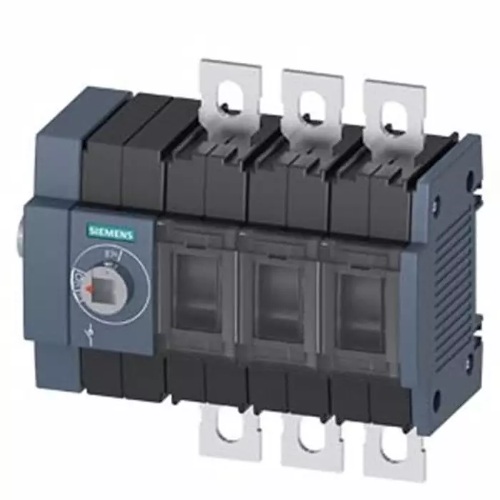 Siemens 3 Pole DIN Rail Switch Disconnector - 200A Maximum Current, 110kW Power Rating, IP00, IP20, 3KD3634-0NE10-0