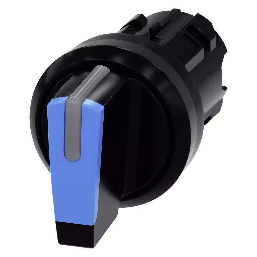 Siemens SIRIUS ACT 3SU10 Series 3 Position Selector Switch Head, 22mm Cutout, 3SU1002-2BP50-0AA0