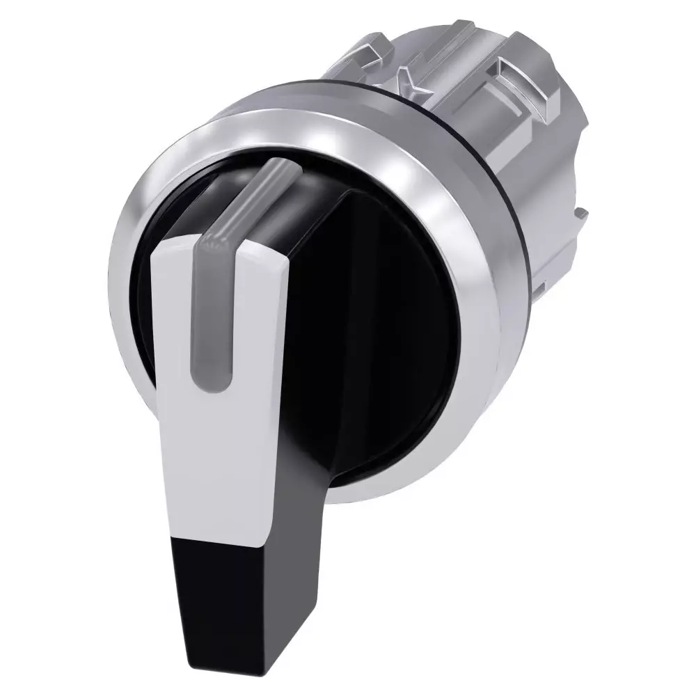 Siemens SIRIUS ACT 3SU10 Series 3 Position Selector Switch Head, 22mm Cutout, 3SU1052-2CN60-0AA0