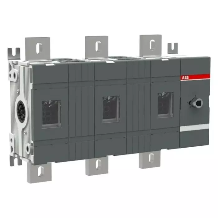 ABB 3P Pole Surface Mount Switch Disconnector - 1250A Maximum Current, 710kW Power Rating, IP00, 1SCA022871R7650