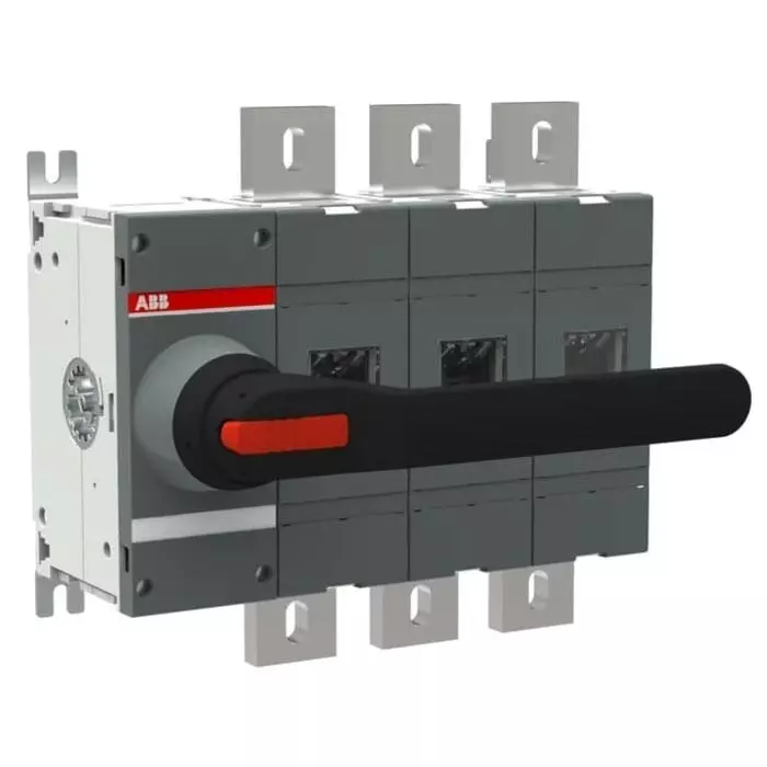 ABB 3P Pole Surface Mount Switch Disconnector - 1000A Maximum Current, 560kW Power Rating, IP00, 1SCA108353R1001 OT1000E03K