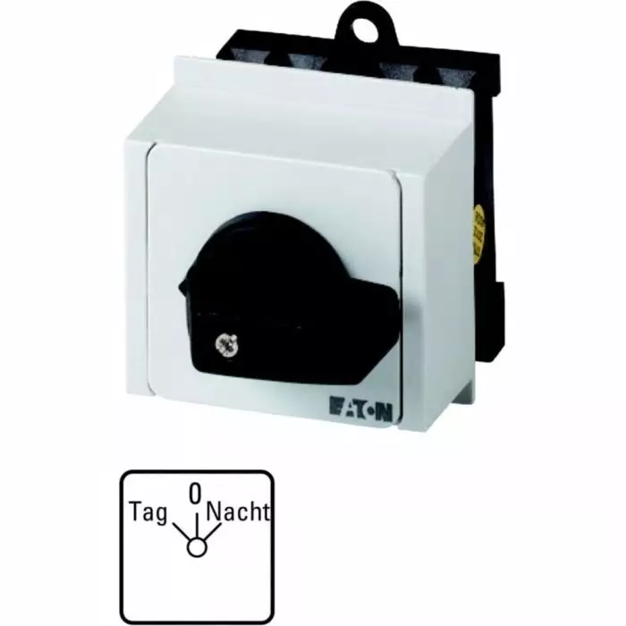 EATON 3P 2 Position 90° On-Off Cam Switch, 690 V (Volts), 20A, Short Thumb Grip Actuator, 008141 T0-3-15284/IVS-RT