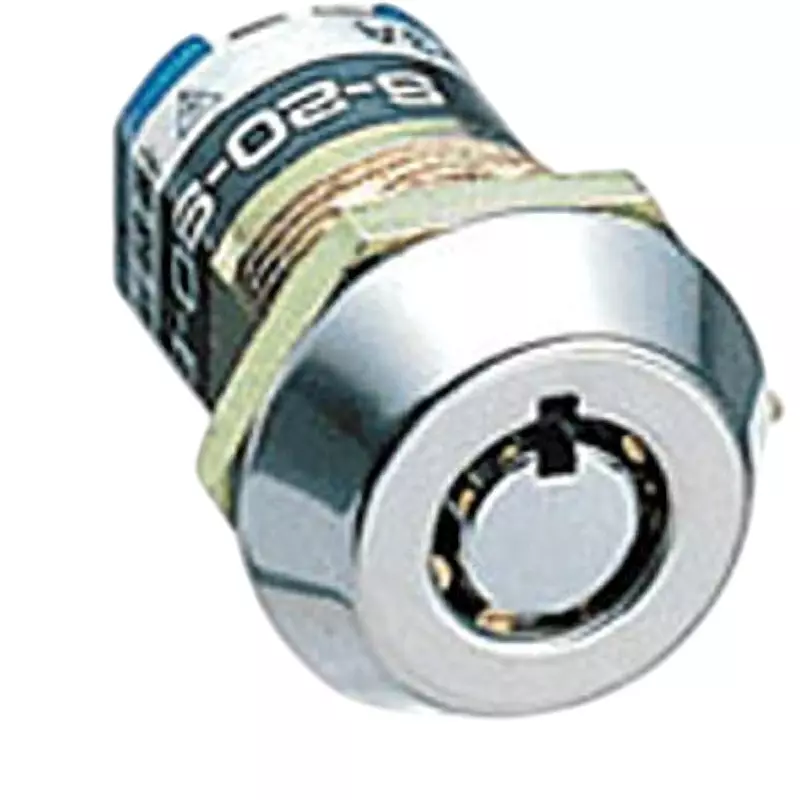 TAKIGEN Control Key Switch Short Chrome Plating 60 g, S-20-90-B-1 Different key