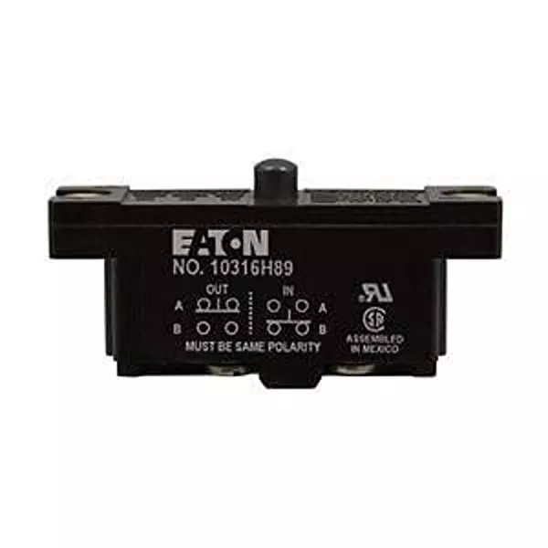 EATON Interlock Switch Screw 200 mA, 40 Amp 240 V DC SPDT, 10316H89