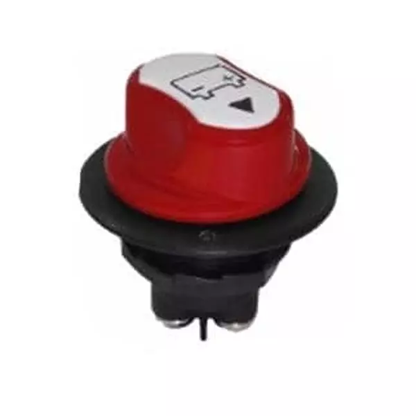 Shin Chin Panel Mount Mini Battery Switch SPST Non-Illuminated 50 Amp, A23-6A